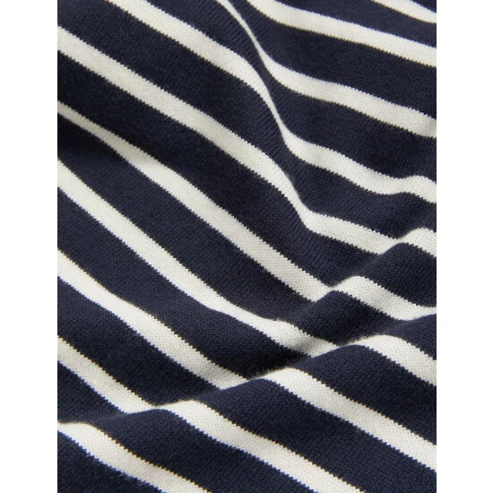 JAEGER Pure Cotton Breton Striped Long Sleeve Top Men Rust 6 JAEGER Pure Cotton Breton Striped Long Sleeve Top Men Rust - Image 6