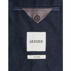 JAEGER Tailored Fit Wool Flannel Pinstripe Jacket Men Navy Marl 21 JAEGER Tailored Fit Wool Flannel Pinstripe Jacket Men Navy Marl -JAEGER Shop unnamed file 873