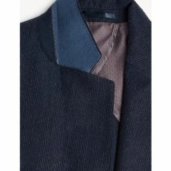 JAEGER Tailored Fit Wool Flannel Pinstripe Jacket Men Navy Marl 24 JAEGER Tailored Fit Wool Flannel Pinstripe Jacket Men Navy Marl -JAEGER Shop unnamed file 876