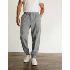 JAEGER Cotton With Wool Blend Cuffed Joggers Men Grey Marl 11 JAEGER Cotton With Wool Blend Cuffed Joggers Men Grey Marl -JAEGER Shop unnamed file 890