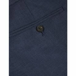 JAEGER Tailored Fit Pure Wool Bi-Stretch Trousers Men Navy Marl 20 JAEGER Tailored Fit Pure Wool Bi-Stretch Trousers Men Navy Marl -JAEGER Shop unnamed file 944