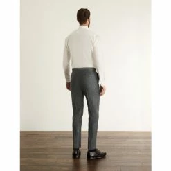 JAEGER Slim Fit Wool Flannel Puppytooth Trousers Men Charcoal Mix 15 JAEGER Slim Fit Wool Flannel Puppytooth Trousers Men Charcoal Mix -JAEGER Shop unnamed file 949