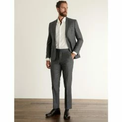 JAEGER Slim Fit Wool Flannel Puppytooth Trousers Men Charcoal Mix 16 JAEGER Slim Fit Wool Flannel Puppytooth Trousers Men Charcoal Mix -JAEGER Shop unnamed file 950