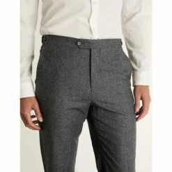 JAEGER Slim Fit Wool Flannel Puppytooth Trousers Men Charcoal Mix 19 JAEGER Slim Fit Wool Flannel Puppytooth Trousers Men Charcoal Mix -JAEGER Shop unnamed file 953