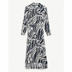 JAEGER Pure Linen Zebra Print Midi Shirt Dress Women Ivory Mix 5 JAEGER Pure Linen Zebra Print Midi Shirt Dress Women Ivory Mix -JAEGER Shop unnamed file 96