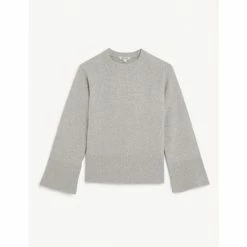 JAEGER Merino Wool Rich Jumper With Cashmere Women Pale Pink