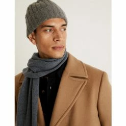 JAEGER Pure Cashmere Knitted Beanie Hat Men Green 12 JAEGER Pure Cashmere Knitted Beanie Hat Men Green -JAEGER Shop unnamed file 977