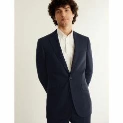 JAEGER Tailored Fit Pure Wool Birdseye Jacket Men Medium Navy 27 JAEGER Tailored Fit Pure Wool Birdseye Jacket Men Medium Navy -JAEGER Shop unnamed file 992