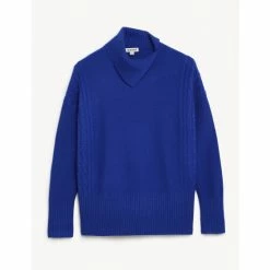 JAEGER Wool Rich Funnel Neck Relaxed Jumper Women Fern Green