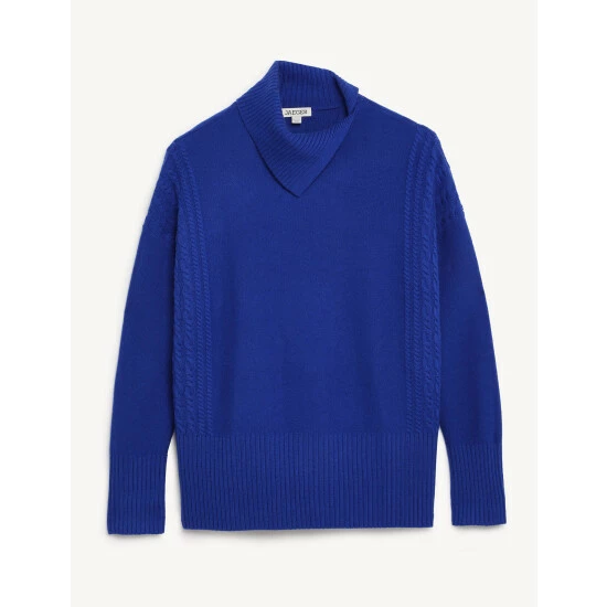 JAEGER Wool Rich Funnel Neck Relaxed Jumper Women Fern Green 1 JAEGER Wool Rich Funnel Neck Relaxed Jumper Women Fern Green